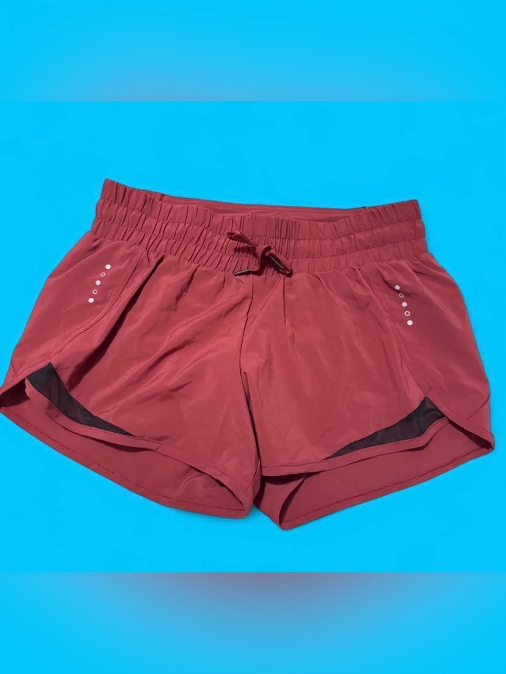 Women’s Athletic Running Shorts - Burgundy